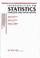 Cover of: Introduction to Statistics