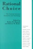 Cover of: Rational choice: the contrast between economics and psychology