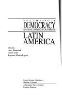 Democracy in Developing Countries, Vol. 4 by Larry Diamond, Seymour Martin Lipset, Juan J. Linz, Larry Jay Diamond, Larry Diamond