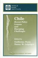 Cover of: Chile: Recent Policy Lessons and Emerging Challenges (Wbi Development Studies)