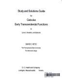 Cover of: Interactive Calculus: Early Transcendental Functions