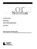 Cover of: Sports nutrition: a practice manual for professionals