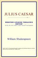 Cover of: Julius Caesar (Webster's Spanish Thesaurus Edition) by ICON Reference