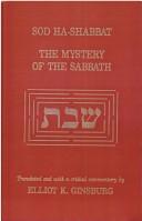 Cover of: Sod Ha-Shabbat (S U N Y Series in Judaica)