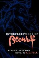 Cover of: Interpretations of Beowulf: a critical anthology