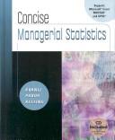 Cover of: Concise Managerial Statistics by Alan H. Kvanli