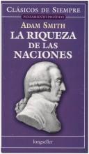Cover of: Riqueza De Las Naciones by Adam Smith