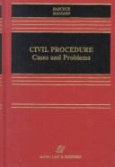 Cover of: Civil Procedure by Barbara Allen Babcock, Toni Marie Massaro, Barbara Allen Babcock, Toni Marie Massaro