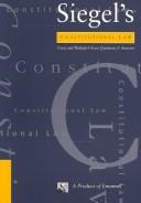 Cover of: Constitutional Law (Siegel