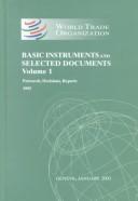 Cover of: World Trade Organization Basic Instruments and Selected Documents by World Trade Organization, Bernan Press, Wto, Bernan Press, Wto, World Trade Organization