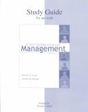Cover of: Student Study Guide to accompany Contemporary Management