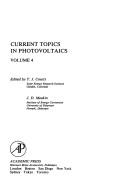 Cover of: Current Topics In Photovoltaics: Volume 4 (Current Topics in Photovoltaics)