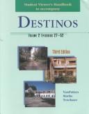Cover of: Student Viewers Handbook Vol. 2 fuw Destinos by Bill VanPatten, Martha Alford Marks, Richard V. Teschner