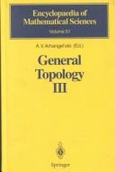 Cover of: General Topology I | A. V. Arkangel