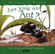 Cover of: Are You an Ant? (Backyard Books) by Judy Allen
