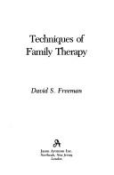 Cover of: Techniques of Family Therapy