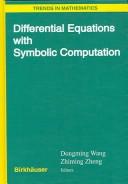 Cover of: Differential Equations with Symbolic Computation (Trends in Mathematics)