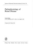 Cover of: Pathophysiology of renal disease