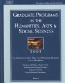 Cover of: Grad Guides Book 2:Hum/Arts/Soc Sci 2003