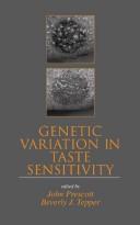 Cover of: Genetic Variation in Taste Sensitivity (Food Science and Technology)