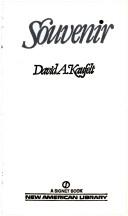 Cover of: Souvenir by David A. Kaufelt, David A. Kaufelt