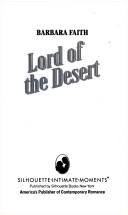Cover of: Lord Of The Desert