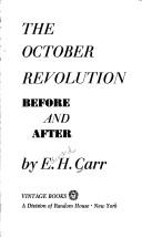 Cover of: October Revolution by E. H. Carr, E. H. Carr