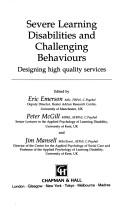 Cover of: Severe Learning Disabilities and Challenging Behaviours by Eric Emerson