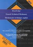 Routledge French Technical Dictionary by Routledge