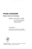 Cover of: Phase Diagrams (Refractory Materials Monograph) by Allen M. Alper