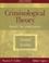 Cover of: Criminological Theory: Past to Present