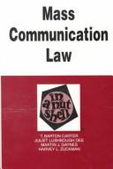 Cover of: Mass Communications Law in a Nutshell (In a Nutshell)