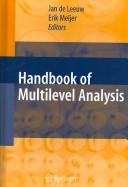 Cover of: Handbook of  Multilevel Analysis