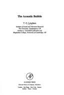 Cover of: The Acoustic Bubble