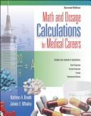 Cover of: Math and Dosage Calculations for Medical Careers