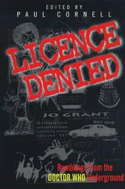 Cover of: License Denied by Paul Cornell