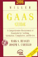 Cover of: Miller GAAS Guide 2006 by Mark, Ph.D. Beasley, Joseph V. Carcello