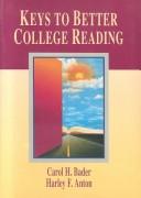 Cover of: Keys to Better College Reading