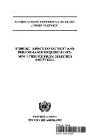 Cover of: Foreign direct investment and performance requirements: new evidence from selected countries