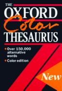 Cover of: The Oxford Color Thesaurus by Alan Spooner