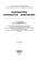 Cover of: Paediatric Operative Dentistry