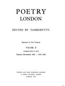 Cover of: Poetry London (English Little Magazines)