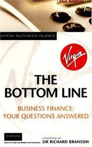 Cover of: The Bottom Line: Business Finance: Your Questions Answered (Virgin Business Guides)