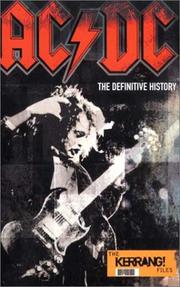 Cover of: AC/DC: the definitive history