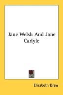Cover of: Jane Welsh And Jane Carlyle