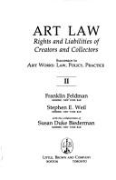 Cover of: Art law: rights and liabilities of creators and collectors