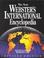 Cover of: The New Webster's International Encyclopedia - 10 volume series