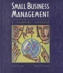 Cover of: Small business management: a planning approach