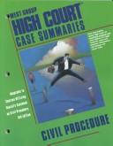 Cover of: High Court Case Summaries on Civil Procedure, 5th edition (High Court Case Summaries)