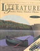 Cover of: Annotated Teacher's Edition: Prentice Hall Literature: Timeless Voices, Timeless Themes by Henry E. Jacobs, Lederer, Sorensen (undifferentiated)